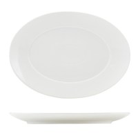 White Porcelain Oval Plate